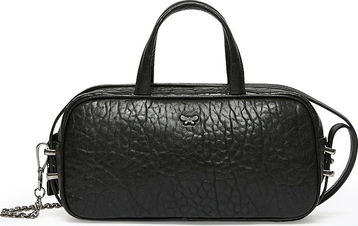Weekend Max Mara Weekend Accesori 2 Tundra Black Leather Handbag