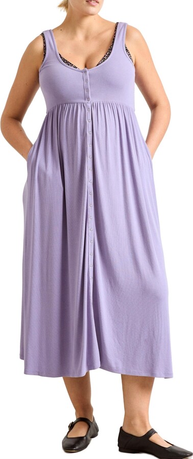 Hatch Maternity The Softest Rib Nursing Tank Dress
