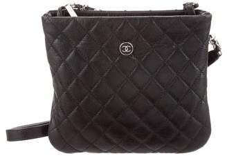 Chanel Uniform Quilted Leather Crossbody Bag