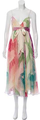Diane von Furstenberg Silk Printed Midi Dress multicolor Silk Printed Midi Dress