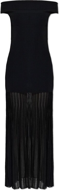 MICHAEL Michael Kors Pleated Midi Dress
