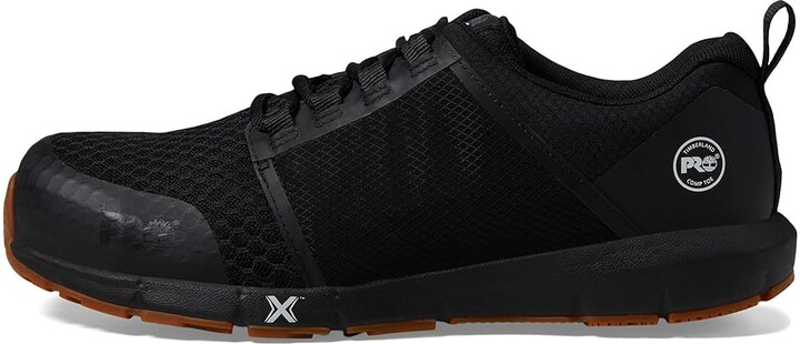 Timberland Radius Composite Safety Toe Men's Shoes Black/Gum 1 : 7 E - Wide Synthetic