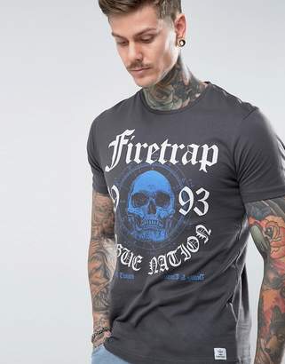 Firetrap Graphic Skull T-Shirt