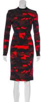 Thumbnail for your product : L.A.M.B. Camo Print Knee-Length Dress