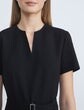 Thumbnail for your product : Lafayette 148 New York Petite Finesse Crepe Belted A Line Dress