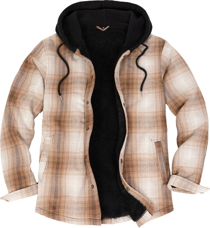 Kemngo Flannel Jackets Buy ZENTHACE Men's Sherpa Lined