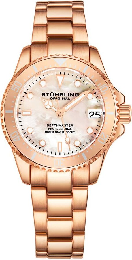 Stuhrling Original Depthmaster 3950L Quartz 32mm Fashion