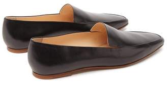 The Row Minimal Leather Loafers - Womens - Black