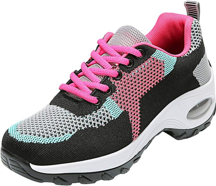 Ritiriko Women Ladies Trainers Road Running Shoes Athletic Sneakers for Walking Gym Sport 