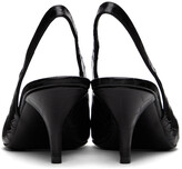 Thumbnail for your product : Tom Ford Black Croc Slingback Heels