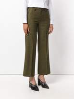 Thumbnail for your product : Maison Margiela fancy check cropped trousers