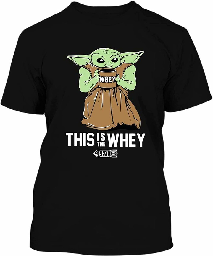 Generic This is The Whey Baby Yoda Gym tShirt 157 Black ShopStyle