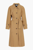 Thumbnail for your product : Victoria Beckham Belted Cotton-blend Trench Coat