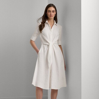 Lauren Ralph Lauren Ralph Lauren Linen Shirtdress - Size 8 - ShopStyle Day  Dresses