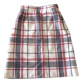 Thumbnail for your product : Peter Jensen Multicolour Wool Skirt