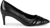 Thumbnail for your product : Nine West Mid-Height Leather Dress Pumps