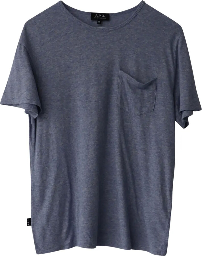 A.P.C. short-sleeve chest-pocket T-shirt
