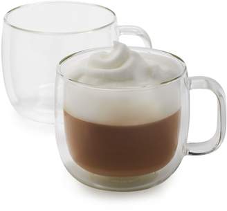 Zwilling J.A. Henckels Sorrento Plus Double-Wall Cappuccino Glasses, 15 oz., Set of 2