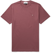 Thumbnail for your product : Stone Island Logo-Embroidered Cotton-Pique T-Shirt