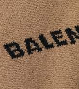 Thumbnail for your product : Balenciaga Allover Logo wool-blend sweater