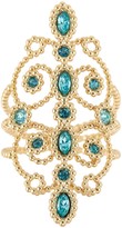 Thumbnail for your product : Swarovski Azore Blue Crystal Filigree Ring - Size 6