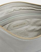 Thumbnail for your product : Warehouse Leather Crossbody Bag in Pale Gray