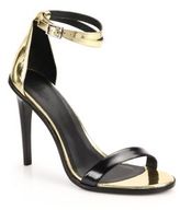 Thumbnail for your product : Tibi Amber Specchio Leather Sandals