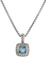 Thumbnail for your product : David Yurman Topaz & Diamond Petite Albion Pendant Necklace