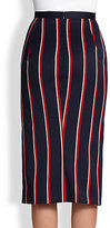 Thumbnail for your product : Altuzarra Faun Slit Stripe Skirt