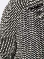 Thumbnail for your product : Saint Laurent single-breasted herringbone coat