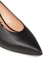 Thumbnail for your product : Moschino Logo-appliquéd Leather Pumps