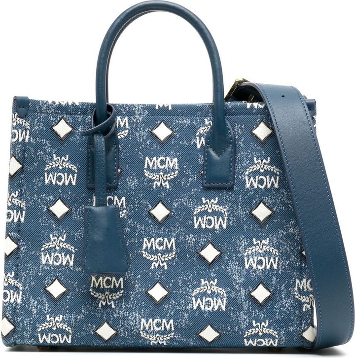 MCM Aren Mini Monogram Pouch Shoulder Bag - ShopStyle