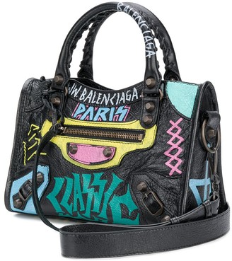 Balenciaga Graffiti Classic City Mini Leather bag