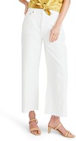 Thumbnail for your product : ÉTICA Devon Ripped High Waist Crop Wide Leg Jeans