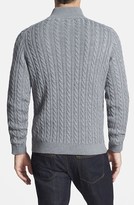 Thumbnail for your product : Malo Quarter Zip Mock Neck Wool Sweater