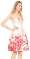 Thumbnail for your product : Lela Rose Seamed Strapless Dress
