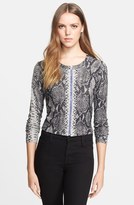 Thumbnail for your product : Tracy Reese Front Zip Cardigan