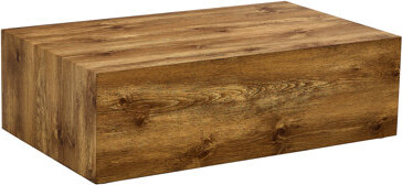 Modern MDF Coffee Table With Wood Texture Pattern -39.37X23.62X11.81 Inches - Stylish And Durable Design
