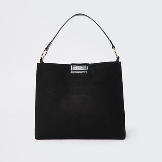 River Island Womens Black Oversized Slouch Bag - ShopStyle