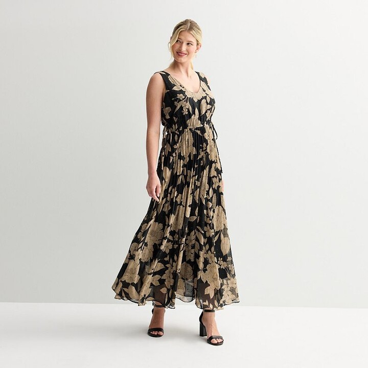 Taylor Women's V-Neck Tassel Waist Maxi Dress