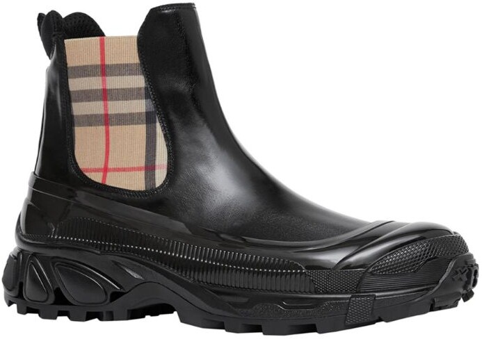 burberry rain boots men's