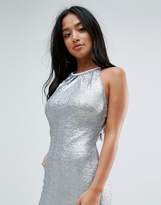Thumbnail for your product : TFNC Petite Allover Sequin Maxi Dress With Strappy Back