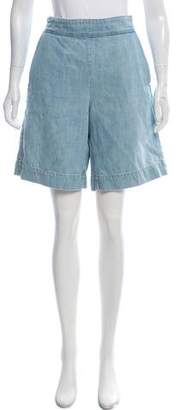 Chloé Denim Knee-Length Shorts