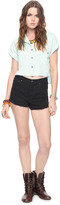 Thumbnail for your product : Forever 21 Slanted Pocket Shirt