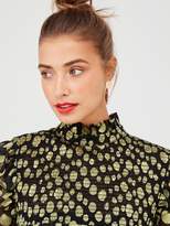 Thumbnail for your product : Very Gold Dobby Spot Sheer Blouse - Black