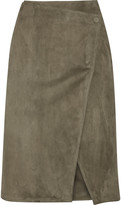 Thumbnail for your product : Jason Wu Suede wrap skirt