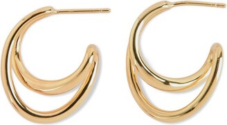 Charlotte Chesnais Mini initial hoop earrings