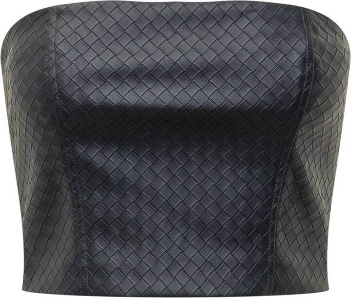 Rotate by Birger Christensen Strapless Braided Top