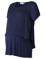 Thumbnail for your product : Skyer Post Maternity Jersey Woven Layer Top