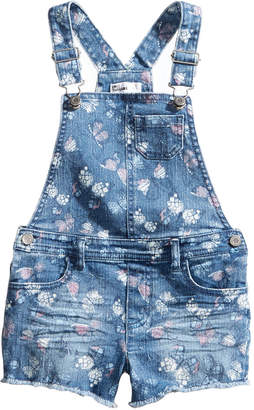 Epic Threads Butterfly-Print Shortall, Little Girls, Created for Macy's